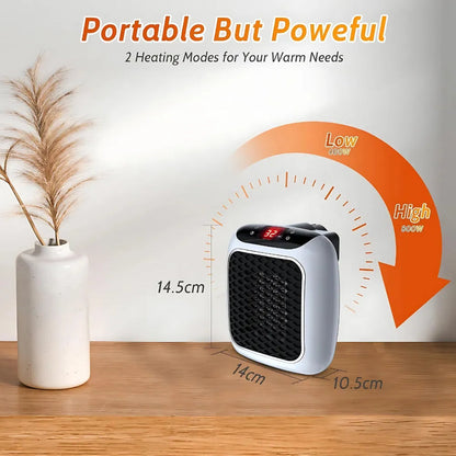 Portable Wall Heater - Silent Electric Convector 220V